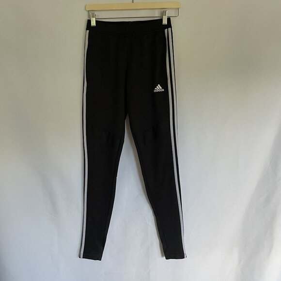Adidas climacool black and white stripes casual mid rise sweatpants casual - Picture 1 of 7